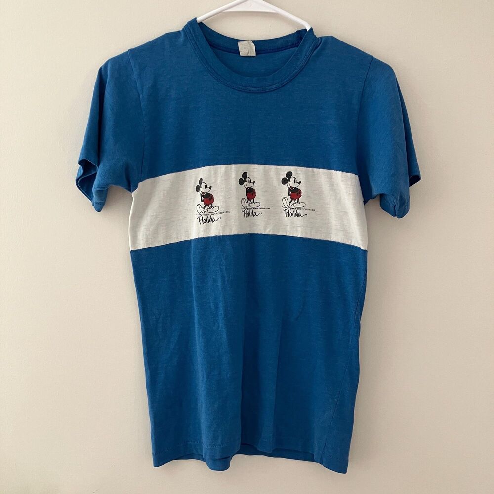 Vintage Youth/Teen Mickey Mouse Florida Single Stitch Tee Shirt
